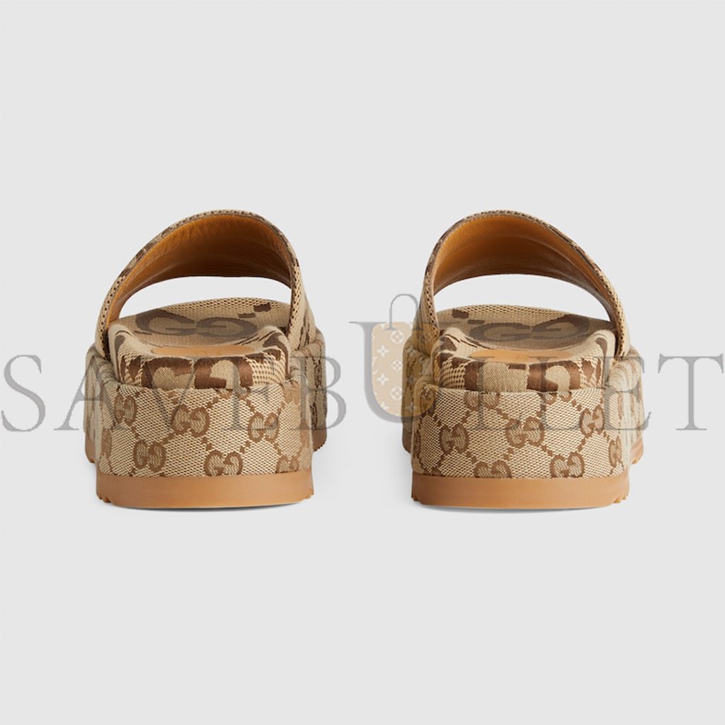 GUCCI WOMEN'S PLATFORM SLIDE SANDAL 623212 GUCCI WOMEN'S PLATFORM SLIDE SANDAL 623212